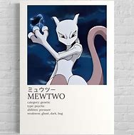 Image result for Mewtwo Poster