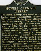 Image result for Howell MI Carnegie Library