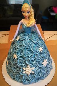 Image result for Elsa Doll Cake