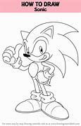 Image result for How to Draw Sonic in Steps