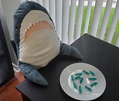 Image result for Blahaj Shark Backpack