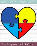 Image result for Austim Heart Puzzle