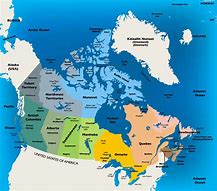 Image result for Canadian World Map