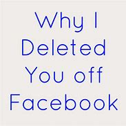 Image result for Deleting People From Facebook