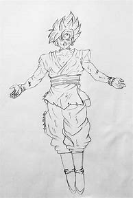 Image result for Goku Red Full Body Drawing