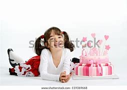 Image result for Little Girl Birthday Cake Pink Flower