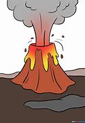 Image result for Half Volcano Drawing