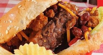 Image result for Texas Chili Burger