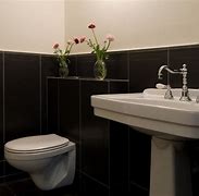 Image result for Floating Toilet in Home Bathroom