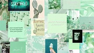 Image result for Mint Aesthetic PC Wallpaper