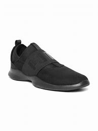 Image result for Black Puma Slip-On Sneakers