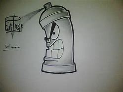 Image result for Evil Spray Can Drawing