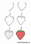 Image result for How to Draw a Strawberry Top