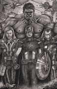 Image result for Avengers Pencil Sketch