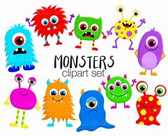 Image result for Cute Red Monster Clip Art