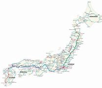 Image result for Japan Rail Network Map