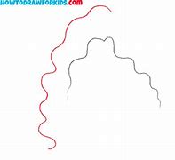 Image result for How to Draw Long Wavy Hair