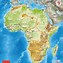 Image result for Map of Africa Labeled Physical Features