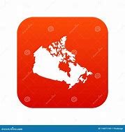 Image result for Canada Map Red