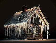 Image result for Icicle On a House