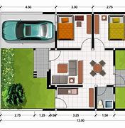 Image result for Denah Rumah Minimalis Modern