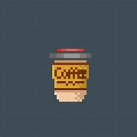 Image result for Coffe Cup Pixel Art