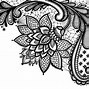 Image result for Black Lace Pattern No Background