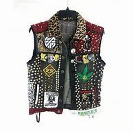 Image result for Punk Jean Vest