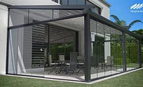 Image result for Sliding Glass Doors with Pergola