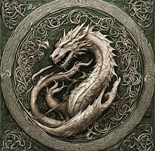 Image result for Irish Celtic Dragon