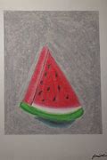 Image result for Oil Pastel Watermelon