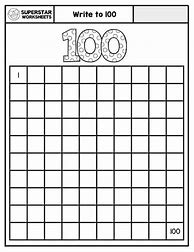 Image result for Blank 100 Chart