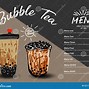 Image result for Boba Milk Tea Menu