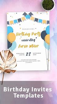 Image result for B Day Invitation