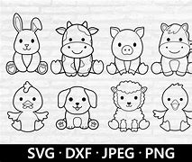 Image result for Farm Animals Outline SVG