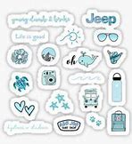 Image result for Cute Stickers Printable Light Blue