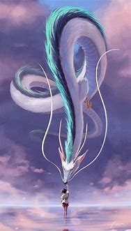 Image result for Spirited Away Dragon Drawing