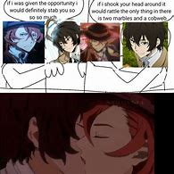 Image result for Chuya and Dazai Kiss