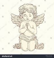 Image result for Baby Angel Praying Drawing