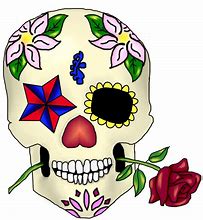 Image result for Sugar Skull Face Clip Art