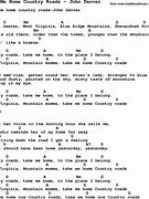 Image result for John Denver West Virginia Song