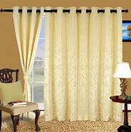 Image result for Small Print Curtains Ivory