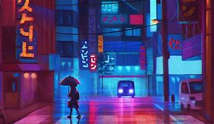 Image result for Anime City Animated Backgrounds Green