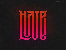 Image result for Hate Love Logo