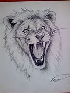 Image result for Simple Lion Drawing Pencil