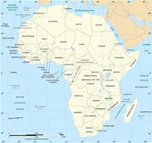 Image result for Map of Continent of Africa