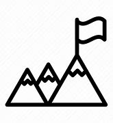 Image result for Top the Mountain Flag Icon