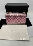 Image result for Light-Pink Chanel Wallet On Chain