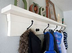 Image result for Entry Table Mirror and Coat Rack