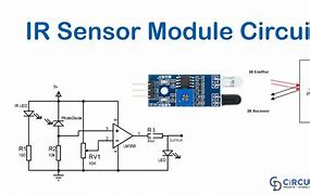 Image result for IR Sensor Drawing Size